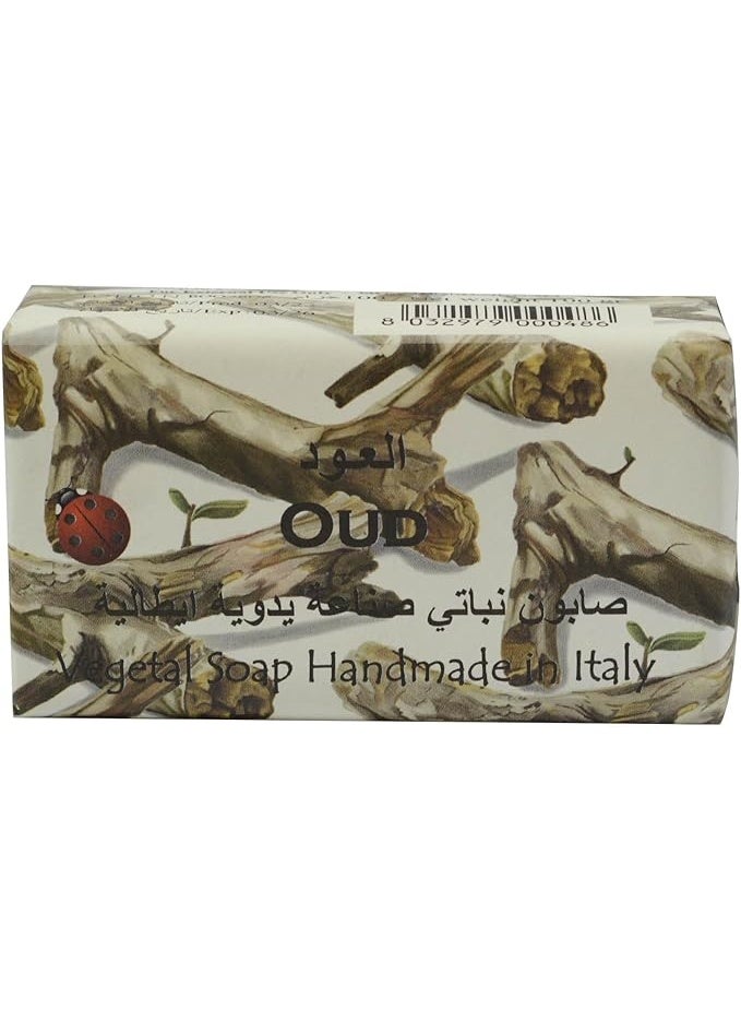 Alchimia Vegetal Soap Oud 100G | Luxurious Italian Soap with Rich Oud Fragrance| Maintaining skin comfort and softness |Refined aroma on the skin | Suitable for all Skin types - Image 1