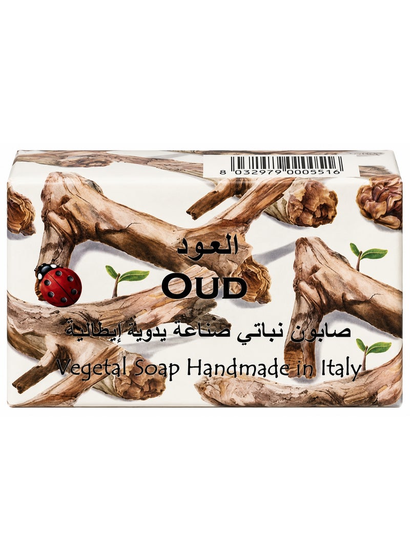 Alchimia Vegetal Soap Oud 100G | Luxurious Italian Soap with Rich Oud Fragrance| Maintaining skin comfort and softness |Refined aroma on the skin | Suitable for all Skin types - Image 4