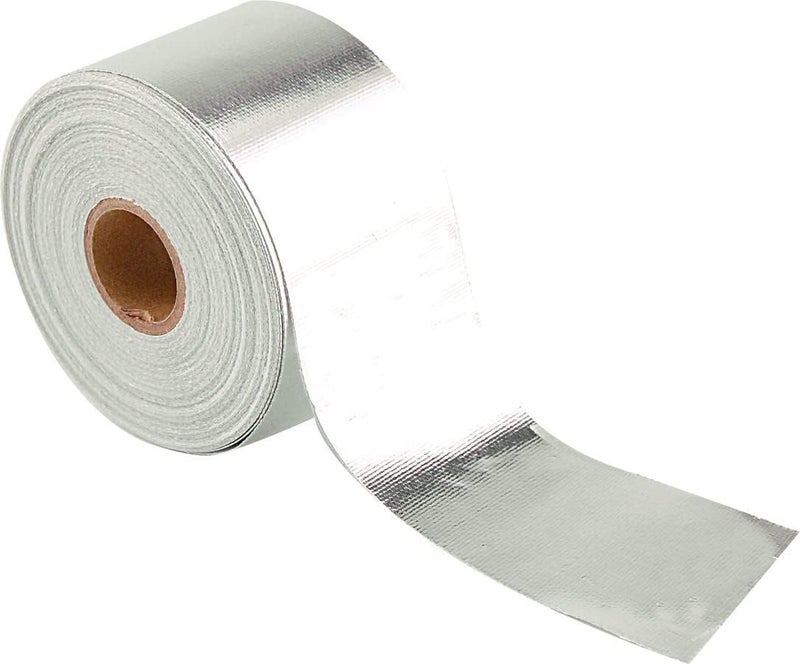 Cool-Tape | Self-Adhesive Aluminum Heat Reflective Tape | 1.5" x 30' Roll | High-Temperature (up to 400F) | Flexible Heat Shield for Automotive & Industrial Use