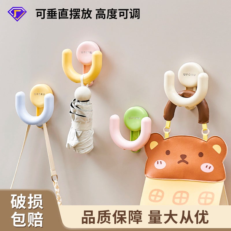 Dopamine Suction Cup Hook Vacuum Press-Type Wall-Mounted Punch-Free Bathroom Bathroom 5 Kg Load-Bearing Strong Sticky Hook - Image 2