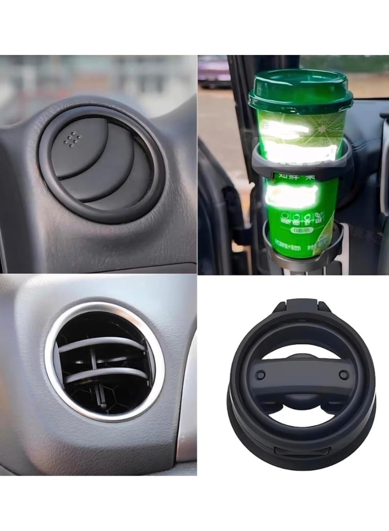 فيريكس حامل أكواب ومنفضة سجائر قابل للطي لمكيف السيارة لسيارات سوزوكي – متوافق مع ألتو، جمني، فيتارا، سويفت | حامل أكواب عالمي للعلب والزجاجات | تثبيت سهل على فتحات التكييف وتصميم موفّر للمساحة - Image 1