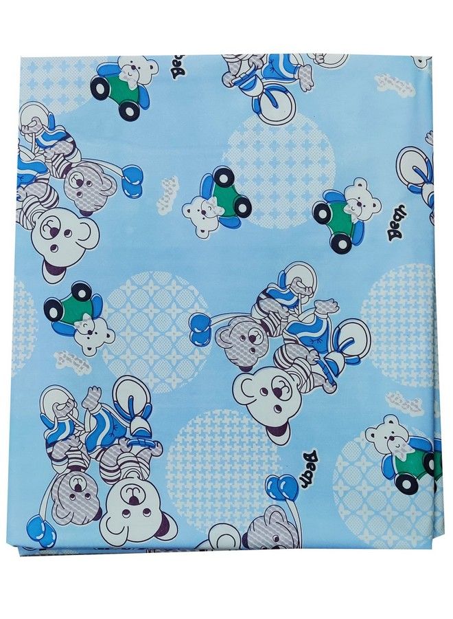 Ecosoft Plastic Sheetpvc Sheet For Kidsrubber Sheet For Babiesbed Wetting Protector(90 X 135 Cm) (Blue Bear)  - Image 3