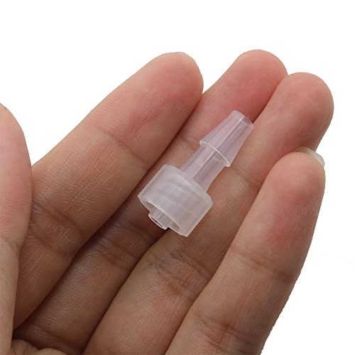 MEETOOT 10pcs Male Luer Lock 3/16" Polypropylene Hose Barb Adapter for Laboratory Biochemical/Analytical Instruments, Food Machinery and Aquarium Equipment - Image 2