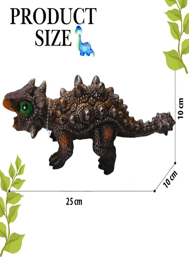 Mallexo Cartoon Rubber Dinosaur Toys for Kids with Roar Sound Big Size Soft Jurassic Dinosaurs Birthday Gifts for Boys and Girls, Dragon Dino T-rex Action Figures Dino Animals Toy 1PC (Roar 2) - Image 3