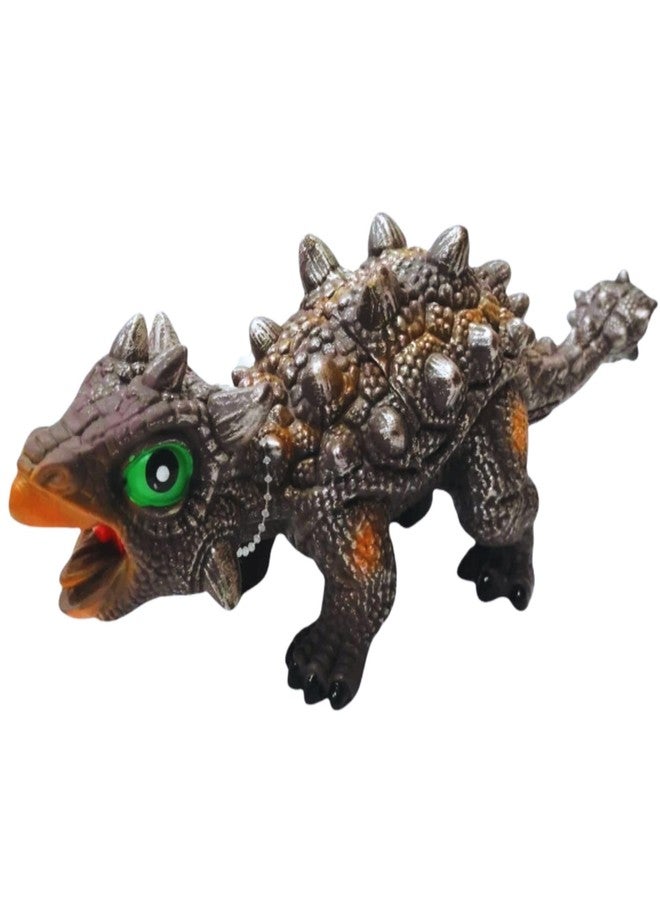 Mallexo Cartoon Rubber Dinosaur Toys for Kids with Roar Sound Big Size Soft Jurassic Dinosaurs Birthday Gifts for Boys and Girls, Dragon Dino T-rex Action Figures Dino Animals Toy 1PC (Roar 2) - Image 1