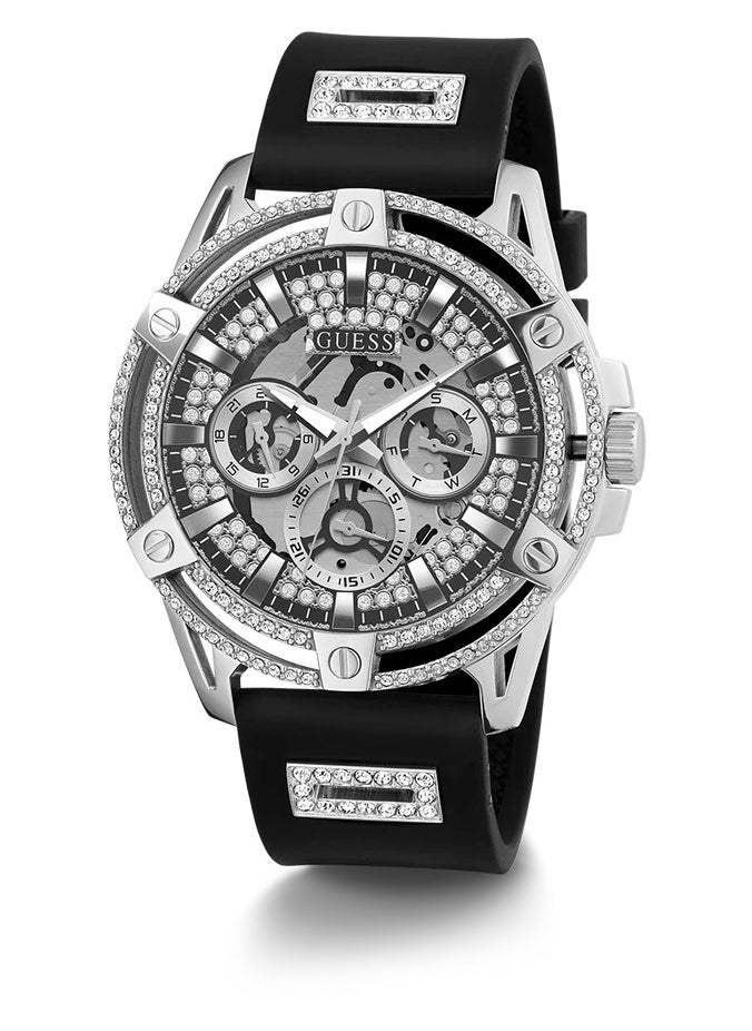 GUESS Mens Black Silver Tone Multi-function Watch GW0537G1 - pzsku/Z5FE09B81E685BFADCA86Z/45/_/1741519014/3e62af87-834f-480f-aa0b-cf0ce58a1800