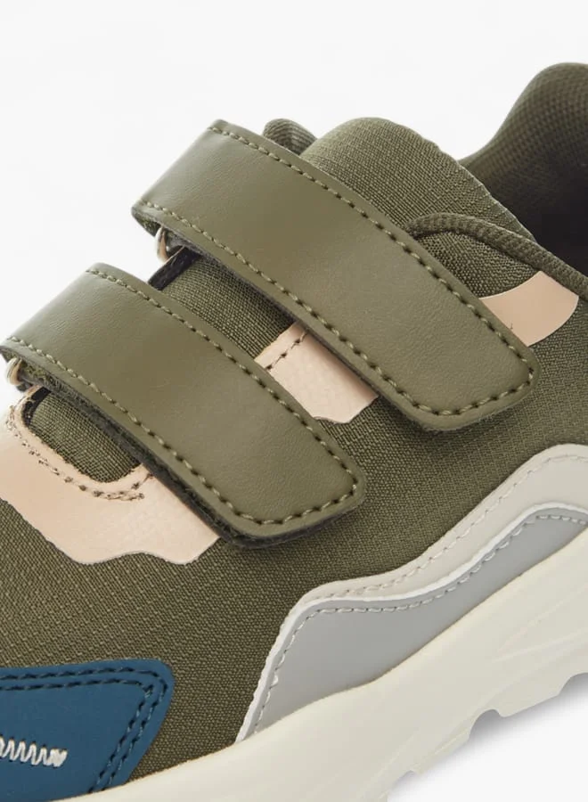 LBL by Shoexpress Boys Panelled Sneakers With Hook And Loop Closure
