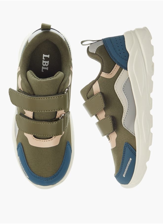 LBL by Shoexpress Boys Panelled Sneakers With Hook And Loop Closure  - Image 2