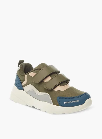 LBL by Shoexpress Boys Panelled Sneakers With Hook And Loop Closure