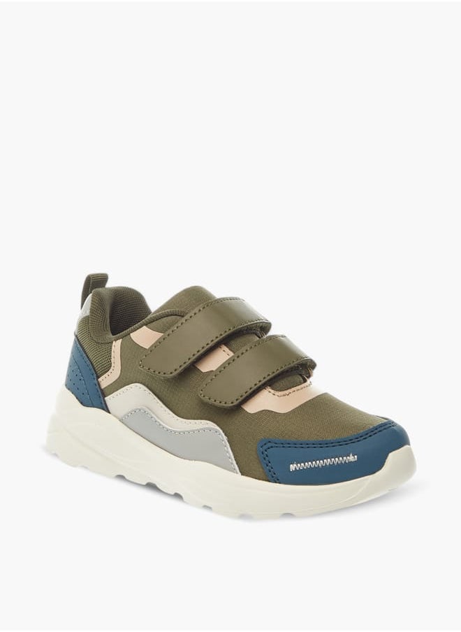 LBL by Shoexpress Boys Panelled Sneakers With Hook And Loop Closure  - Image 1