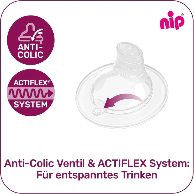 NIP Polypropylene Baby Bottle with Soft Silicone Spout, 150ml for Babies 6 Months+ - Image 5
