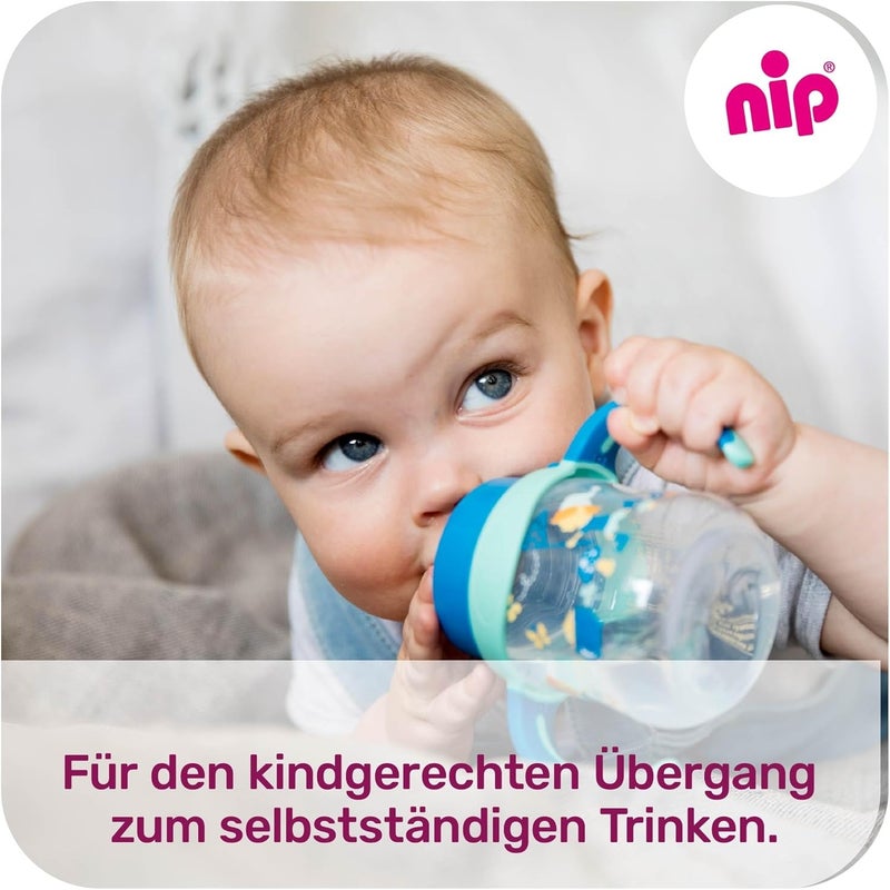NIP Polypropylene Baby Bottle with Soft Silicone Spout, 150ml for Babies 6 Months+ - Image 2