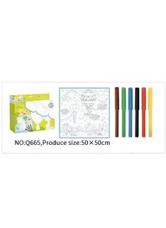 Y&D Children's Colorful Graffiti Painting Cloth Early Education Enlightenment Handmade Creative Cartoon Shaped Kindergarten Toys  - Image 2