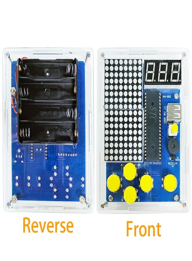 Gikfun Soldering Practice Kit with 4 Retro Games - DIY Electronics Project for STEM Learning, School, Home w/ Acrylic Case EK1987 - Image 5