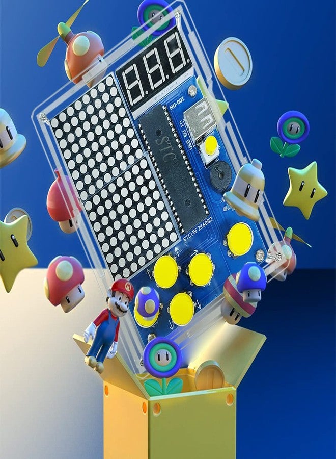 Gikfun Soldering Practice Kit with 4 Retro Games - DIY Electronics Project for STEM Learning, School, Home w/ Acrylic Case EK1987 - Image 4