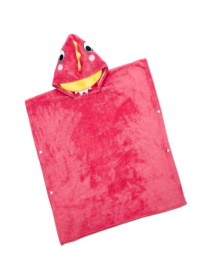 بيبي كلو Red Monster Hooded Bath Towel
