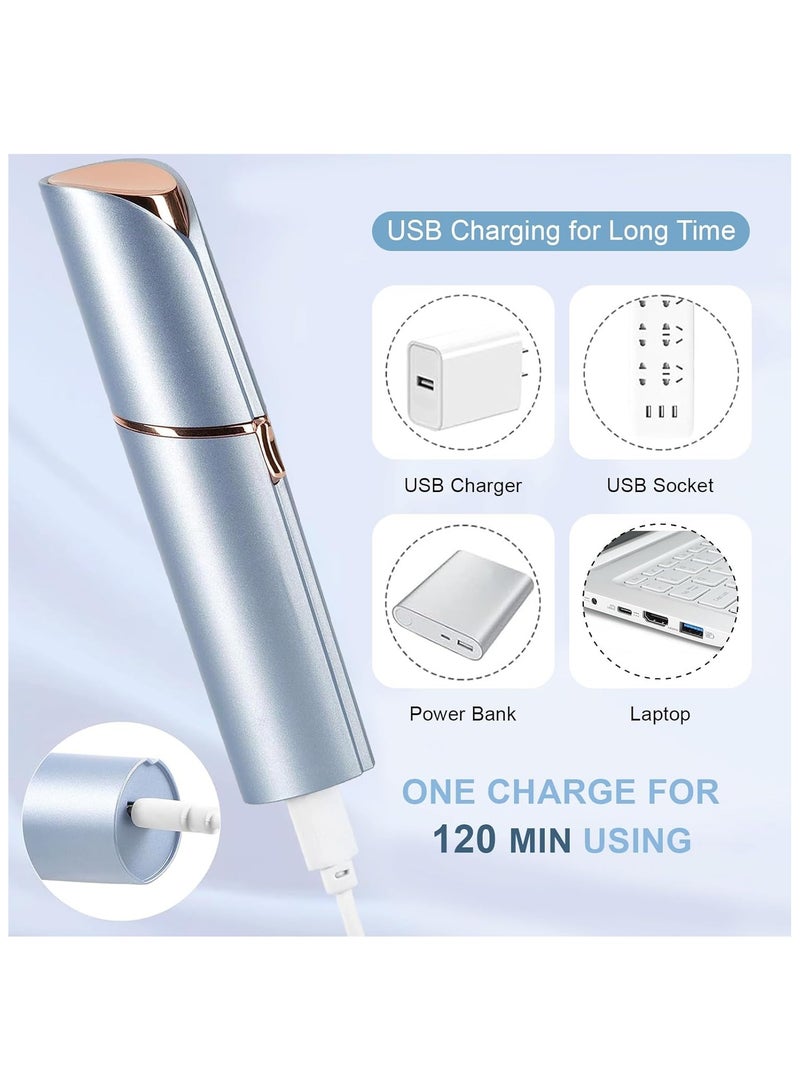 عام القضاء على الشعر الوجيع للنساء، مسدس إبليكاتيّ كهربائي بدون الألم لوجه، وتلك، مع تشغيل حجر التشغيل USB - Image 3