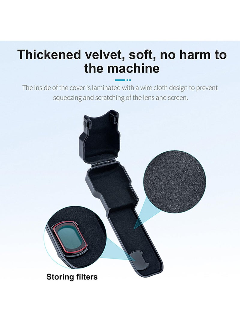 Camera Lens Caps for DJI Osmo Pocket 3, 2-in-1 Flip-Open Protective Lens Cap&Screen Protector, Gimbal Lens Protector Cap for DJI Osmo Pocket 3 Camera Lens Screen  - Image 3