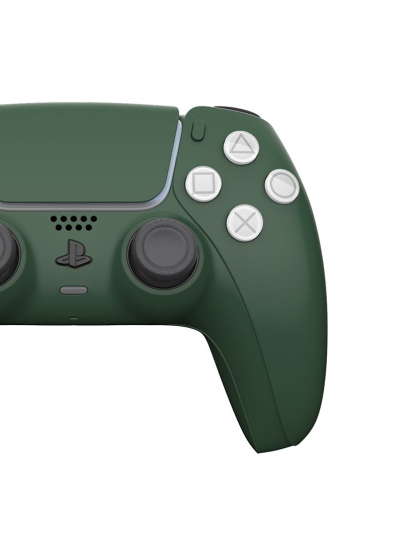 Craft CRAFT by MERLIN PAINTED PLAY STATION 5 DUAL SENSE WIRELESS CONTROLLER GREEN EDITION  - Image 4