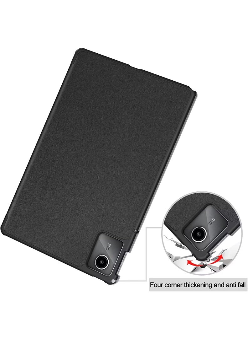 Theodor Protective Flip Case For Apple iPad Air 13 (2024) With Trifold Stand Auto Wake Sleep Shockproof Cover Grand slam & score black - Image 3
