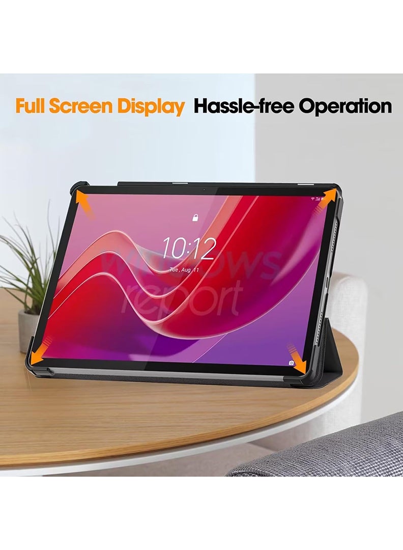 Theodor Protective Flip Case For Apple iPad Air 13 (2024) With Trifold Stand Auto Wake Sleep Shockproof Cover Grand slam & score black - Image 5