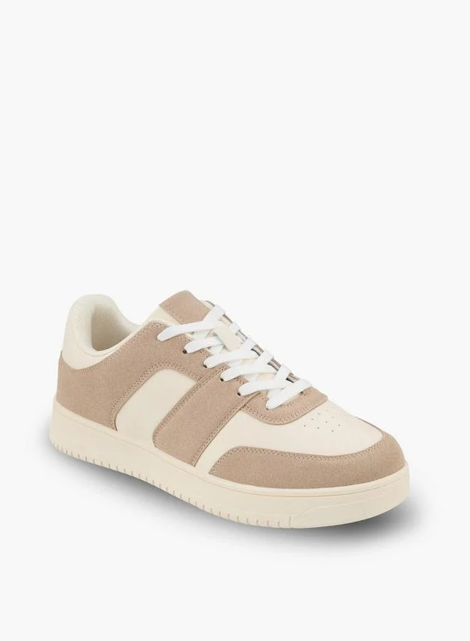 ال بي ال من شو اكسبرس Men Panelled Lace-Up Ankle Sneakers