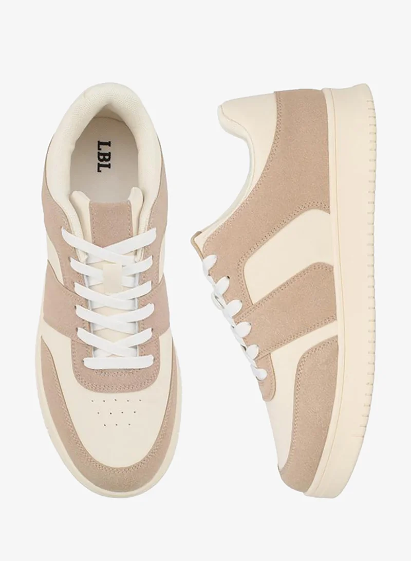 ال بي ال من شو اكسبرس Men Panelled Lace-Up Ankle Sneakers