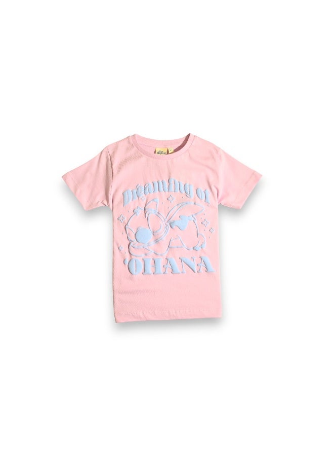 LILO & STITCH GIRLS T-SHIRT & SHORT SET‬ - Image 2