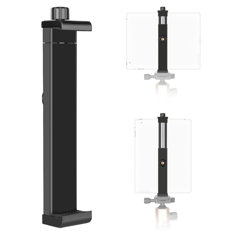 Neewer iPad Tablet Tripod Mount Adapter Holder 63925 inches16235 centimeters Adjustable Clamp for iPad Mini iPad 234 iPad AirAir2 iPad Pro Microsoft Surface Samsung Tab 70 Series