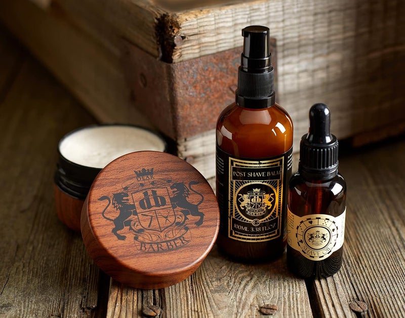 Dear Barber Mens Moisturising POST SHAVE BALM 100ml Soothing Aftershave Balm with Aloe Allantoin and Witch Hazel Reduce Skin Irritation Calms Razor Burn and Hydrates Skin - Image 4
