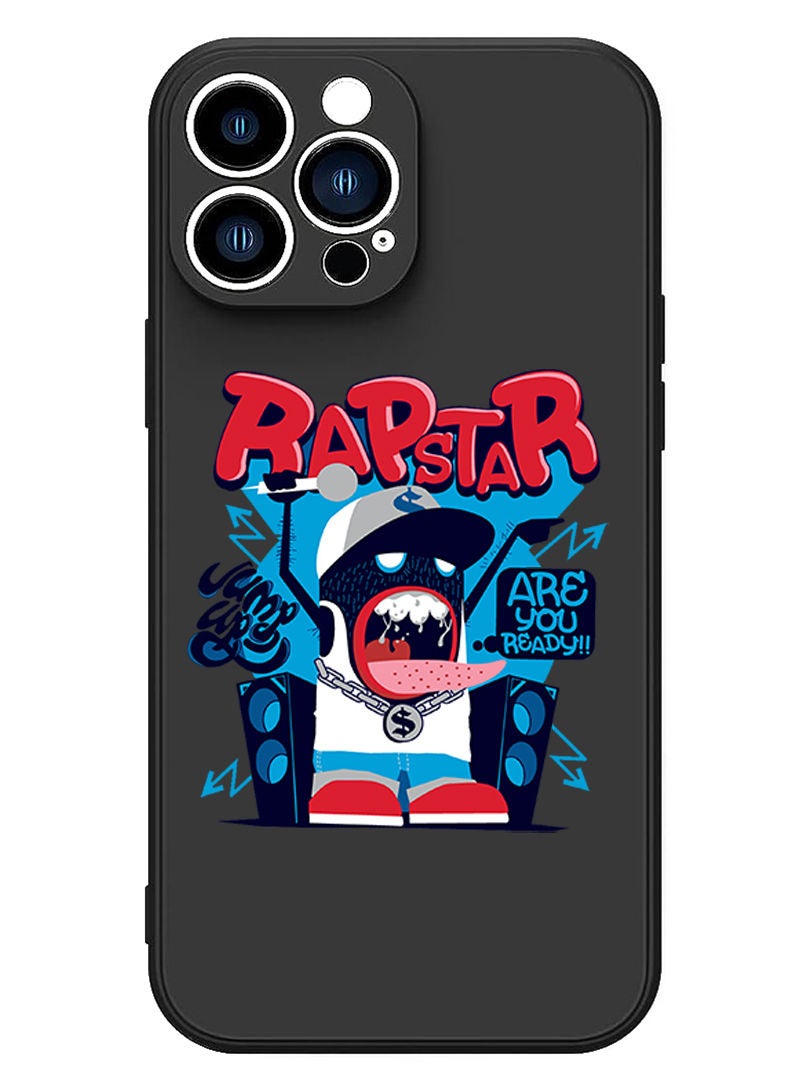 Theodor Protective Slim Fit Case Liquid Silicone Cover with Full Body Protection Anti-Scratch Shockproof Case For iPhone 13 Pro Max Black  - Reuse reduce - Image 1