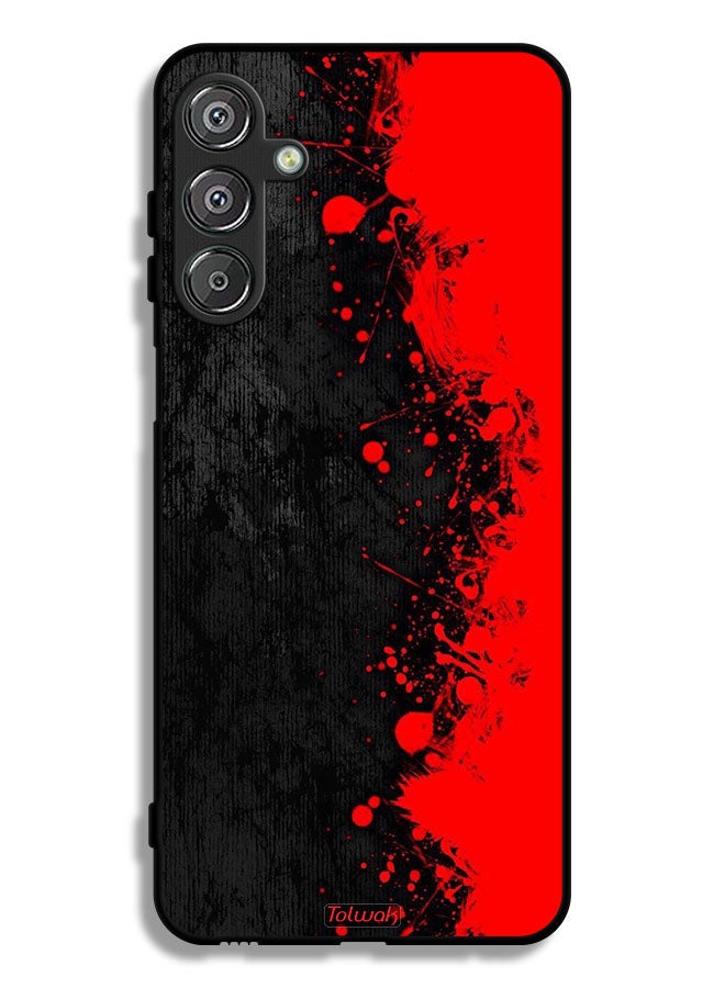 Tolwak Samsung Galaxy M36 Protective Case Cover Paint Abstract Pattern - Image 1