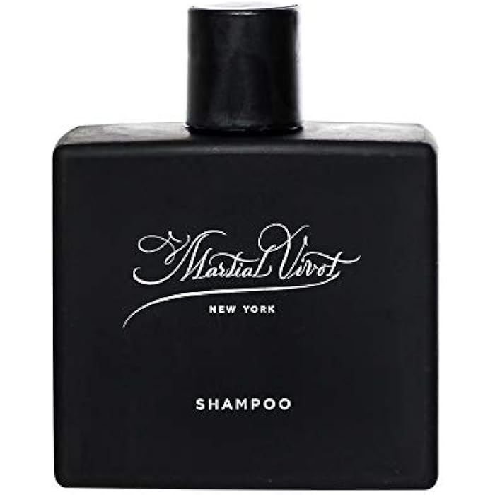 MARTIAL VIVOT Men's Certified Organic Hair Shampoo, Hair Repairing Formula, Smooths Hydrates Moisturizes Hair, Aloe Vera Formula, Sulfate Alcohol Free, 7.3 oz - Image 1