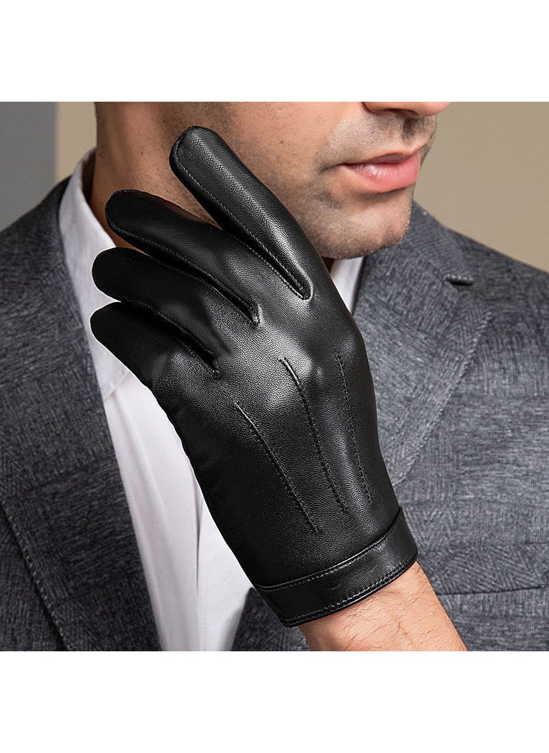 Mens Genuine Leather Gloves Autumn Winter Black - pzsku/Z5FE1E1F8926B72C2B132Z/45/_/1732630348/583c8170-a6df-46ad-b138-6b80c1f9eed9