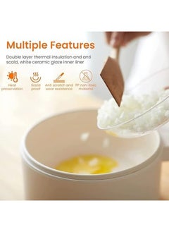 Generic Electric Cooker Pan, Multi Cooking Pot, Electric Rice Cooker & Vegetable Steamer Round Electric Pan  - Image 3