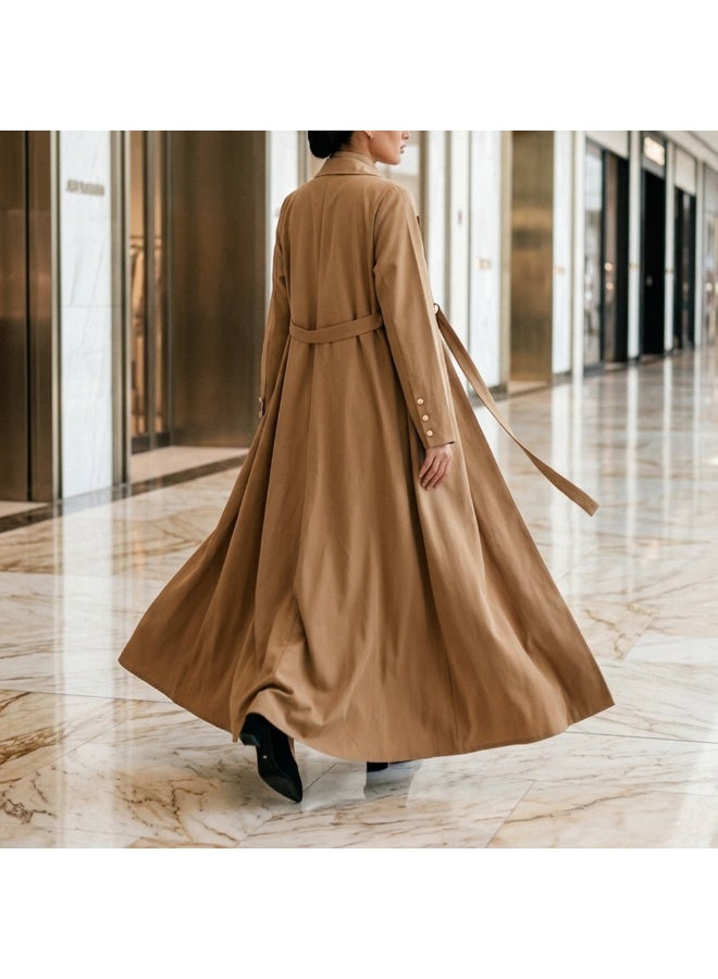Dakakeen Concept “Al-Musammimah Nashl” Colorful Abaya by Dakakeen Concept – Elegant and Refined Designer Abaya Blending Contemporary Style with Classic Grace for Comfortable, Sophisticated Wear - Image 3
