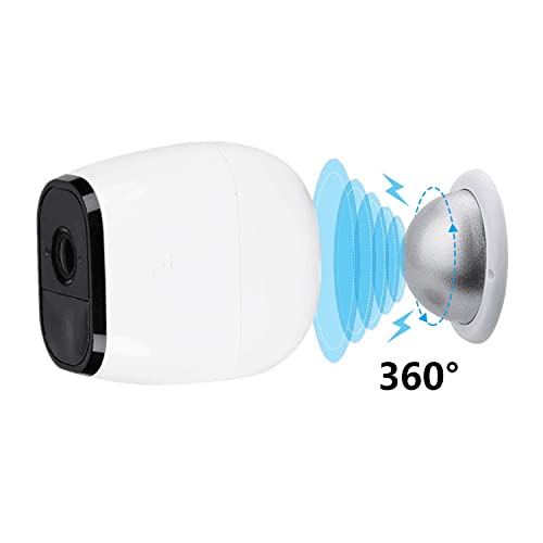 Haoyou Wall Mount Indoor/Outdoor Camera Mounts Compatible for Magnetic Arlo Pro/Arlo Pro 2 Camera and SimpliSafe Outdoor Security Camera (2 Pack Silver) - Image 3