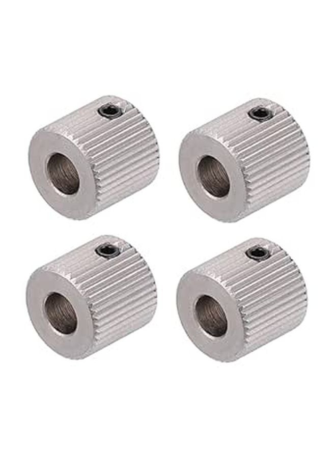 4 Pcs 3D Printer Replacement Extruder Gear Wheel Inner Hole Tooth For Enhanced Printing Efficiency - Image 1