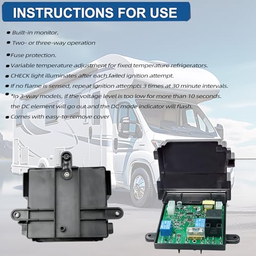 Satiooog 3316348.900 RV Fridge Control Board Fit for Dometic DM2652 RM2652 RM2852 etc Refrigerator Fridge 3316348.000 RV Refrigerator Parts Fridge Circuit Board Power Module Board - Image 4