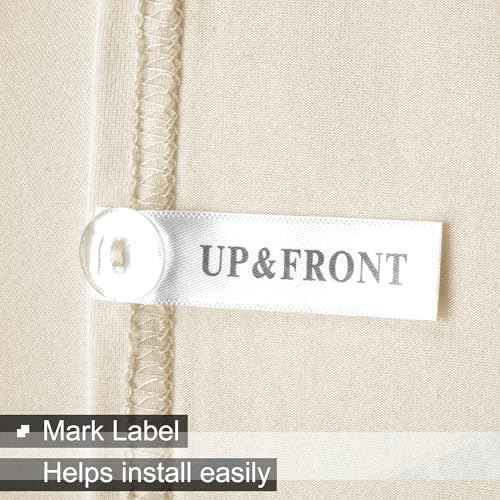ALYVIA SPRING Box Spring Cover King/Cal King Size - Jersey Knit & Stretchy Wrap Around 4 Sides Bed Skirt for Hotel & Home, Beige - Image 3