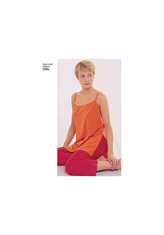 New Look Sewing Pattern 6086 for Misses Tops - Size A (10-22) - Image 4