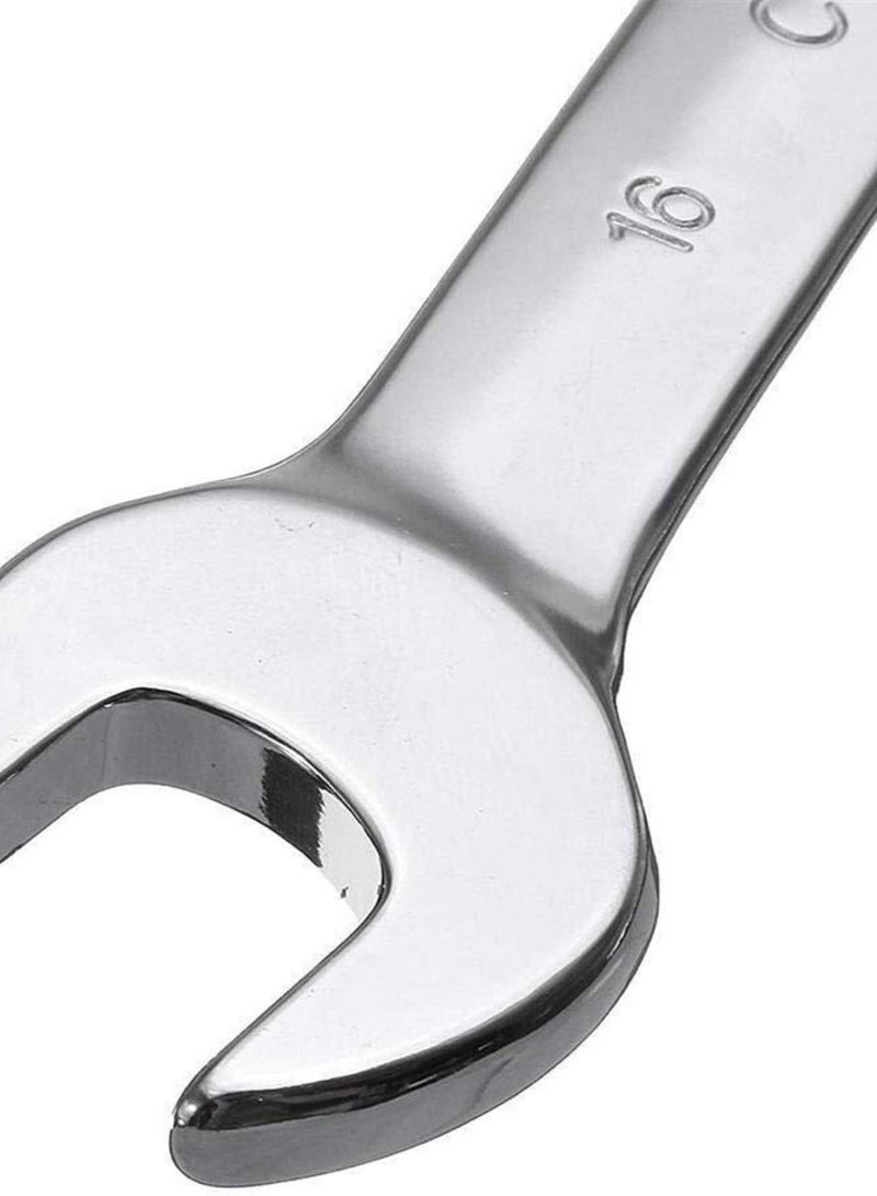GGOOT 12pc Metric Ratcheting Spanner Combination Wrenche Hand Tools 9mm-18mm CR-V Steel Hardware Tool Kits - Image 2