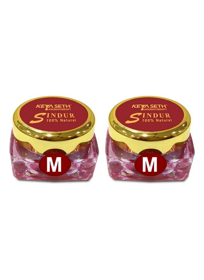 KEYA SETH AROMATHERAPY, DEVICE OF DROP KEYA SETH AROMATHERAPY, DEVICE OF DROP 100% Natural Dust Sindoor Maroon with Herbs Extracts & Floral Pigments Kumkum, No side Effects & No Hair Fall -3gm (Pack of 2)  - Image 1