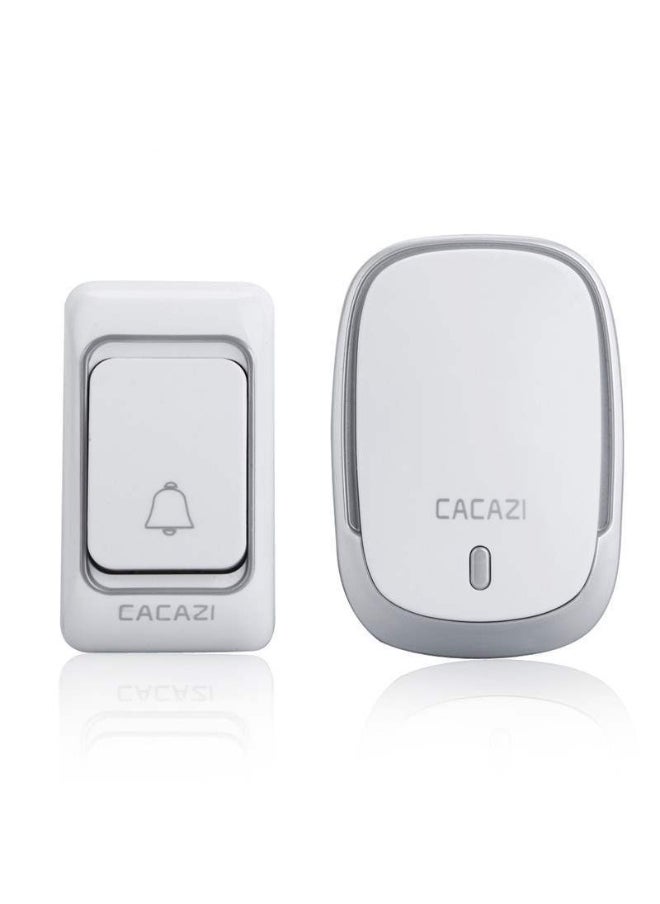 CACAZI Home Remote Wireless Doorbell Ac Electronic Remote Doorbell 