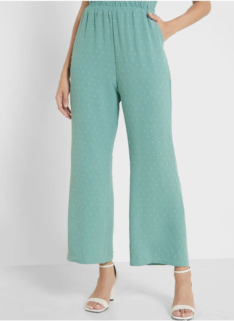 Khizana Kimono Set With Sleevless Top & Pant
