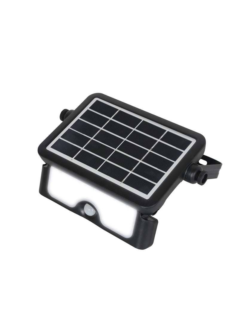 Rafeed - SF30001-A 5W LED Solar Flood Light – 500lm, Motion Sensor & Always-On Modes, IP65 Waterproof, Solar-Powered for Outdoor Security and Lighting Warm Light - Image 1