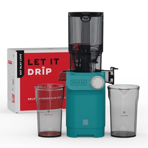 NUUK DRIP Cold Press Juicer For Home | Max Nutrition | Easily Juices Hard Fruits & Veggies | No Chopping with 108mm Wide Chute | Easy Assembly & Cleaning | Tritan Jars for Max Safety | 6 Year Warranty - Image 1