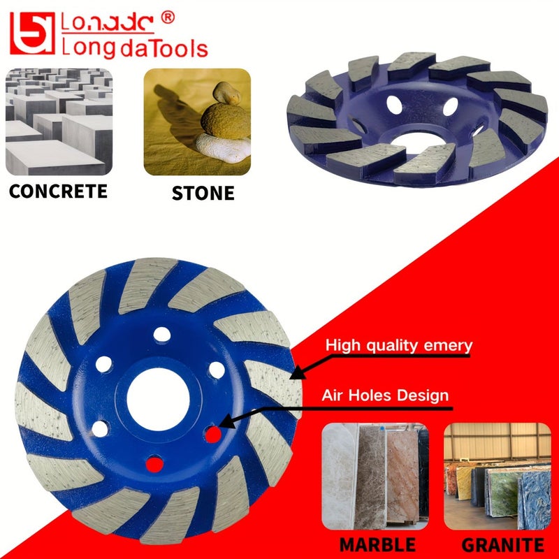 1PC Concrete Turbo Diamond Grinding Wheel - Image 4
