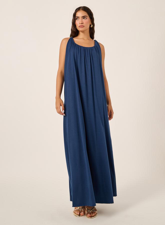 Styli Navy Jersey Dress  - Image 2