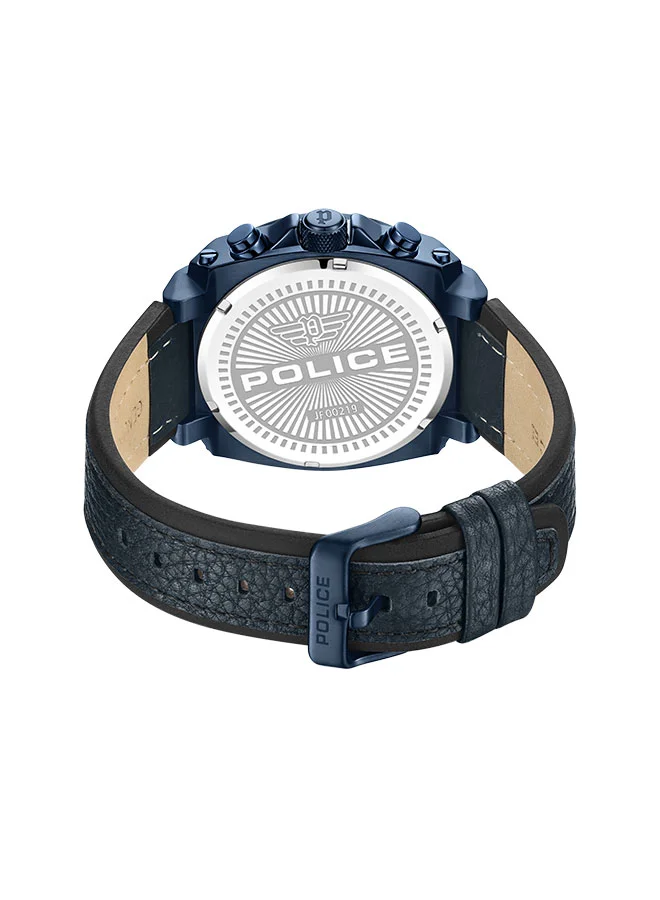 POLICE Norwood Gents Chronograph Watch With Blue Dial & Blue Strap -PEWJF0021904